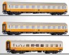 01602 Tillig Set of 3 Passenger cars StadteExpress. Set #1
